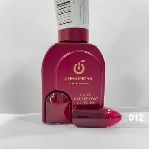 ESMALTE CAT EYE CHERIMOYA ROJO BORGOÑA