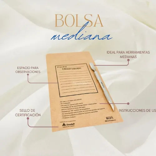 BOLSAS PARA ESTERILIZAR HORNO PUPINEL