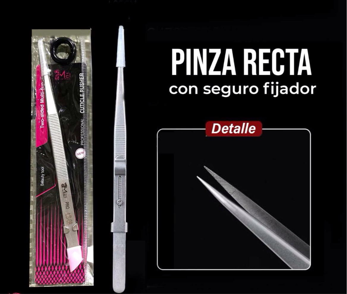 PINZAS RECTA CON SEGURO FIJADOR