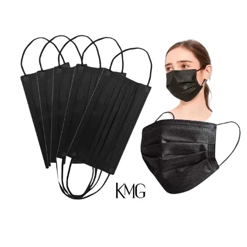 MASCARILLA DESECHABLE 10 UNID NEGRO