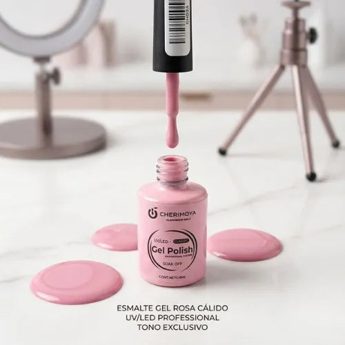 ESMALTE 026 CHERIMOYA 8ML ROSA PASTEL