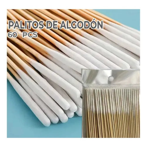 PALITO DE ALGODON 60 PCS