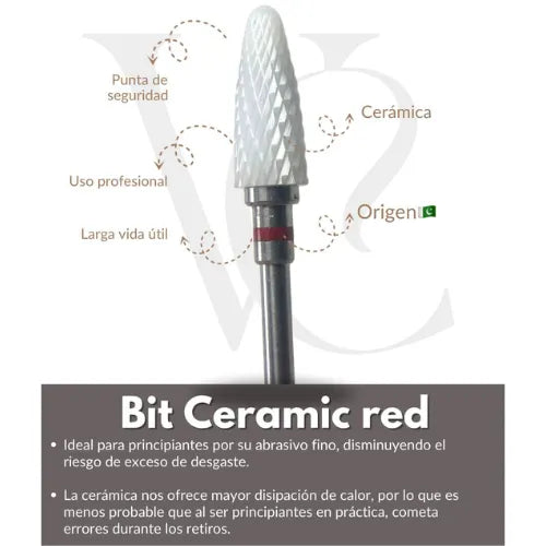 FRESA RETIRO CERAMICA CINTA ROJA