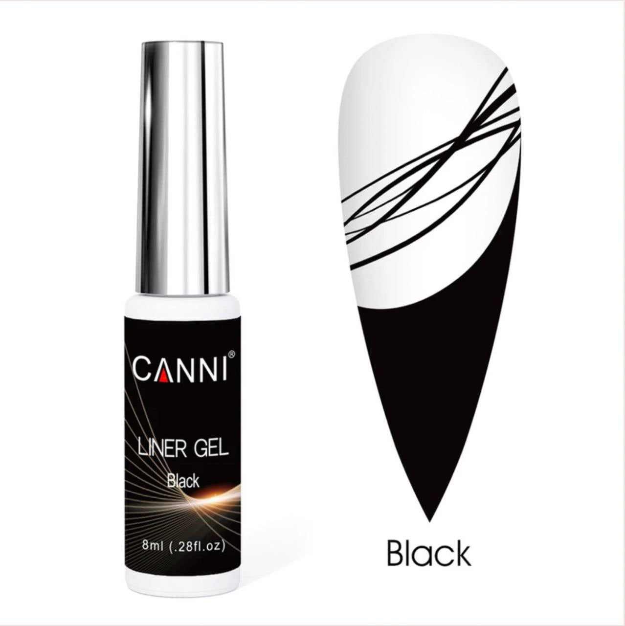LINER GEL NEGRO