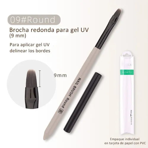 PINCEL GEL O POLYGEL 9MM