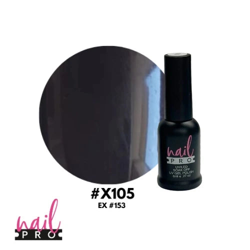 ESMALTE NAIL PRO X105 8ML NEGRO