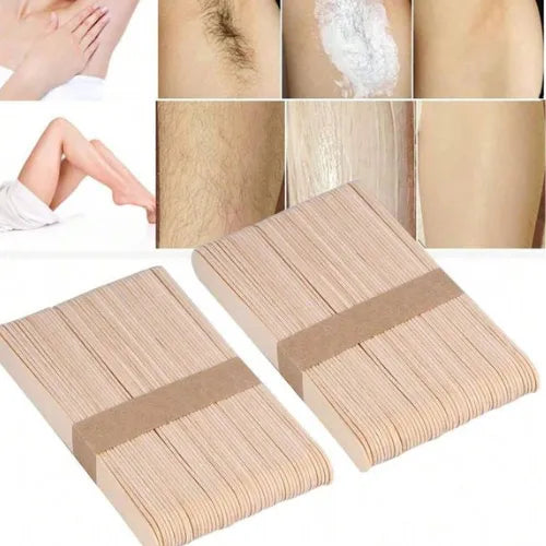 PALITO DE HELADO PARA DEPILACIÓN – 50 UNIDADES – 11,4 CM