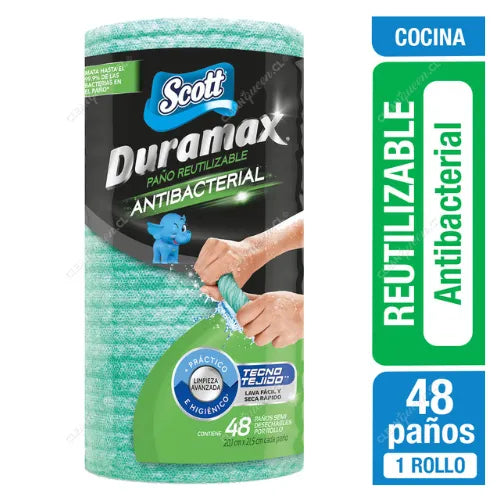 TOALLA SCOTT ANTIBACTERIAL VERDE