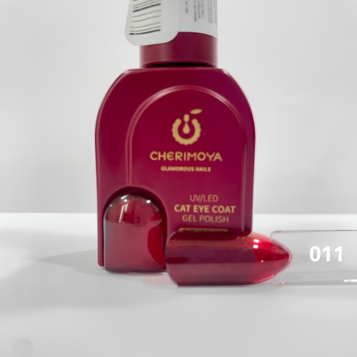 ESMALTE CAT EYE  CHERIMOYA ROJO BORGOÑA