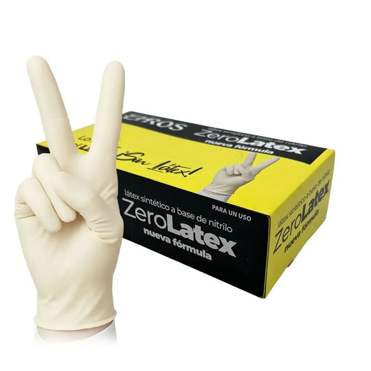 GUANTES DE NITRILO BLANCO 100 UNID