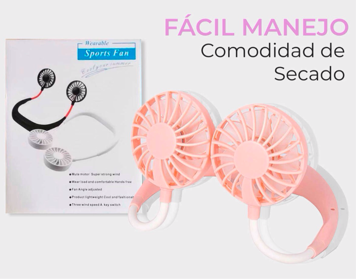 VENTILADOR DE PESTAÑAS DOBLE