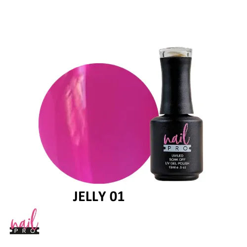 ESMALTE JELLY 01 FUCSIA 15ML