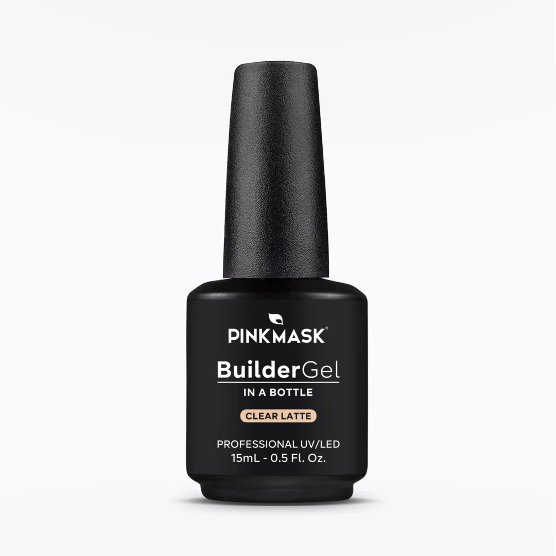 BUILDER GEL CLEAR LATTE PINK MASK 15ml