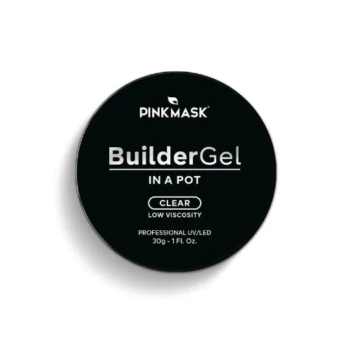 BUILDER GEL  CLEAR PINKMASK POTE 30GR