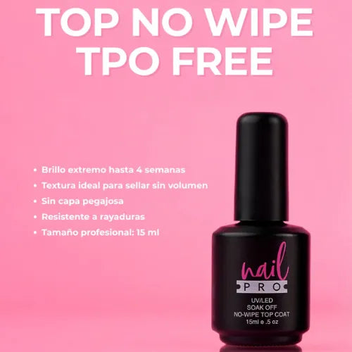 TOP COAT NO-WIPE  NAIL PRO