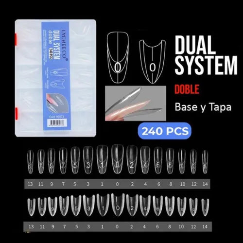 MOLDE DUAL SYSTEM DOBLE ALMENDRA 240UNID