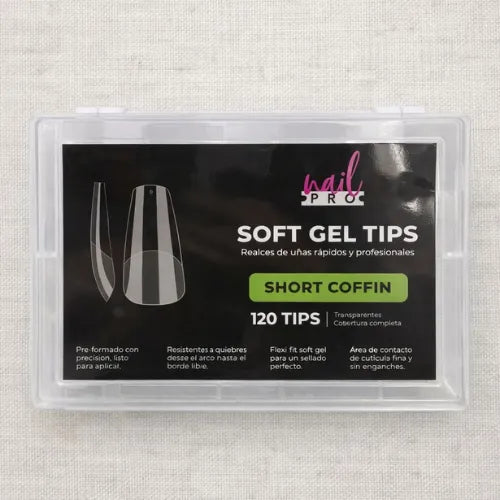 TIPS SOFT GEL SHORT COFFIN 110 PCS