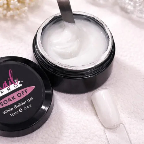 BUILDER GEL NAIL PRO WHITE 15ML NAIL PRO