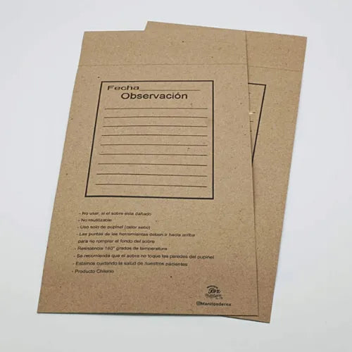 BOLSAS PARA ESTERILIZAR HORNO PUPINEL Manitos de Rox