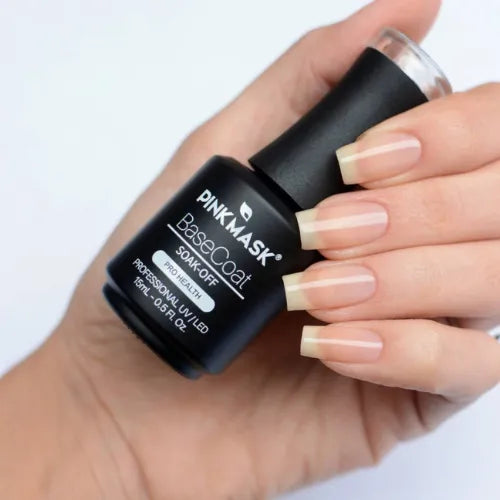 BASE RUBBER CLEAR PINK MASK