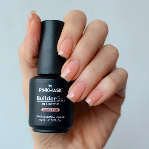 BUILDER GEL CLEAR PINK MARCA PINK MASK 15ML