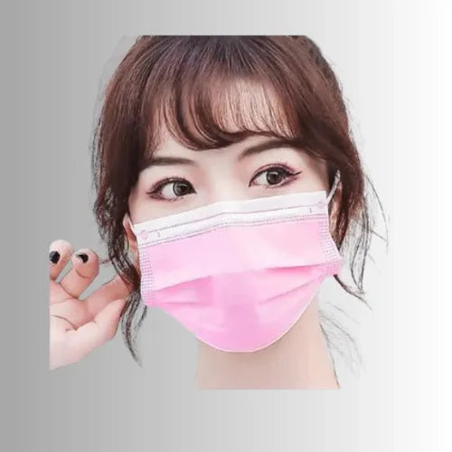 MASCARILLA DESECHABLE ROSA 50 UNID