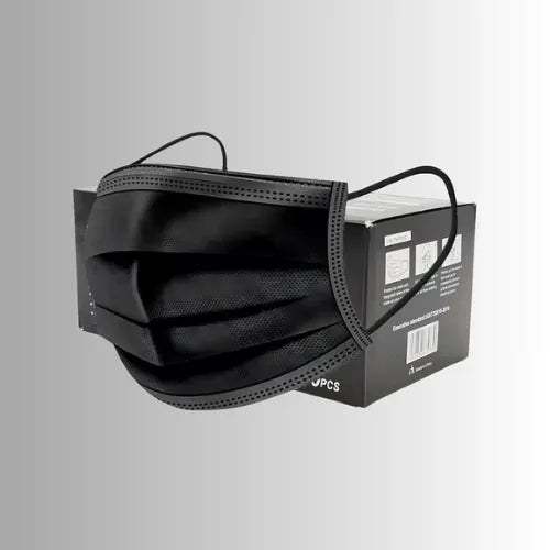 MASCARILLA DESECHABLE NEGRA  50 UNID