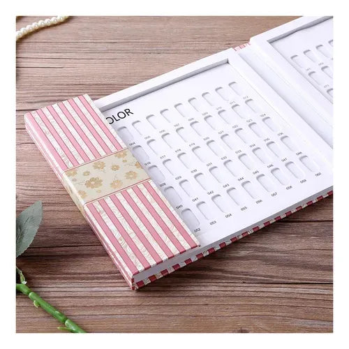 LIBRO PARA MUESTRAS DE COLOR DE ESMALTE – PARA 120 COLORES KMG