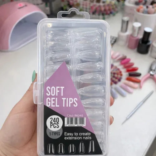 TIPS SOFT GEL 5 FORMAS
