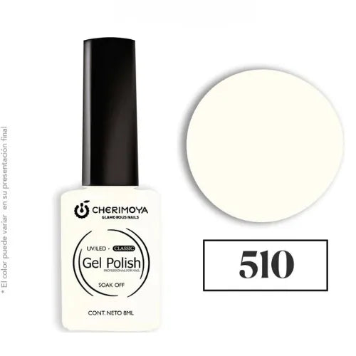 ESMALTE PERMANENTE 510 TRÁSLUCIDO LECHOSO