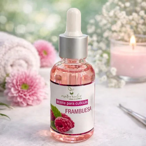 ACEITE DE CUTÍCULAS 30ML – FRAMBUESA 🍓 KMG
