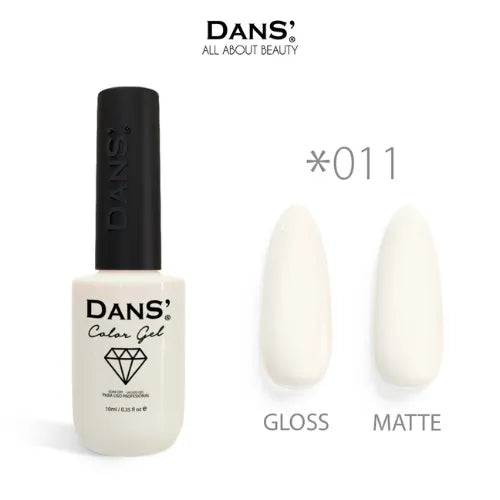 ESMALTE PERMANENTE 011 DANS BLANCO LECHOSO 10ML