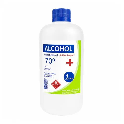 ALCOHOL DESNATURALIZADO 70° LITRO KMG