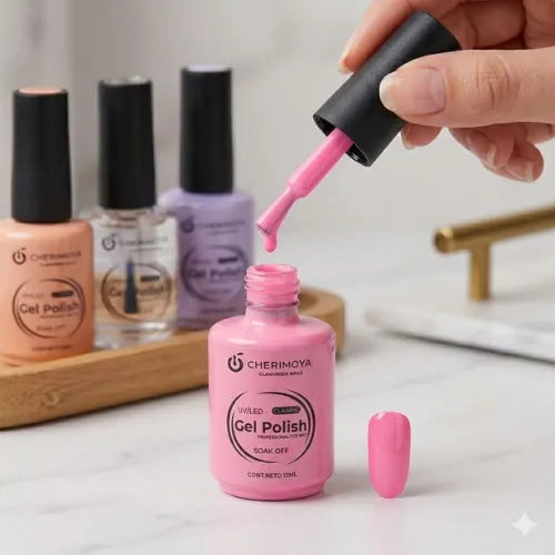 ESMALTE 015 CHERIMOYA 8ML ROSADO