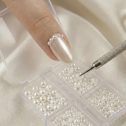 PERLAS PARA  DECORACION MANICURE