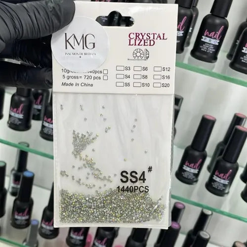 CRISTAL PARA  UÑAS  1440 PCS TORNASOL SS4