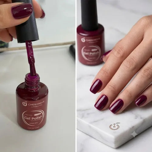 ESMALTE 065 CHERIMOYA GUINDA 8ML