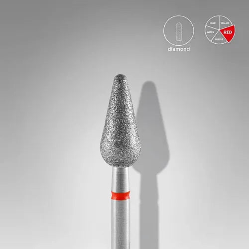 FRESA CÓNICA 5 MM ROJA STALEKS PRO PROFESIONAL