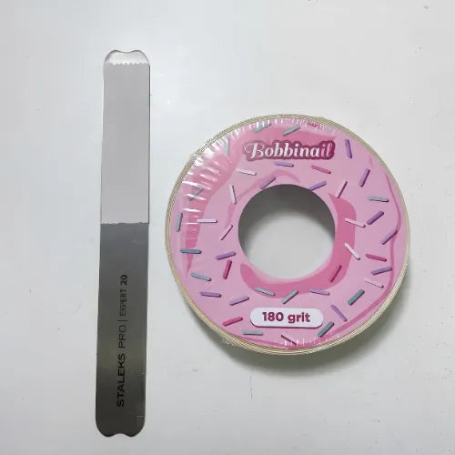 REPUESTO PARA LIMA BOBBINAILS ADHESIVA 180 GRIT STALEKS PRO