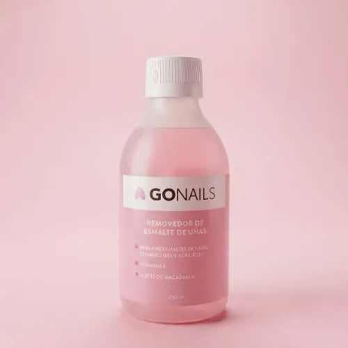 REMOVEDOR DE ESMALTE DE UÑAS  GO NAILS 250 ML