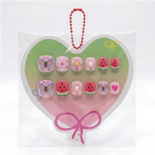 UÑAS PRESS ON 3D PARA  NIÑAS