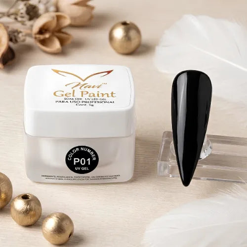 GEL PAINT NAVI NEGRO P01 5GR