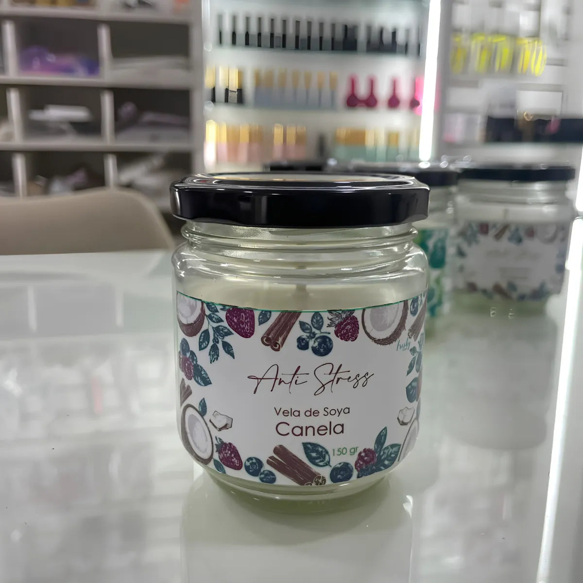 VELA DE SOYA PARA MASAJES CANELA 150 GR
