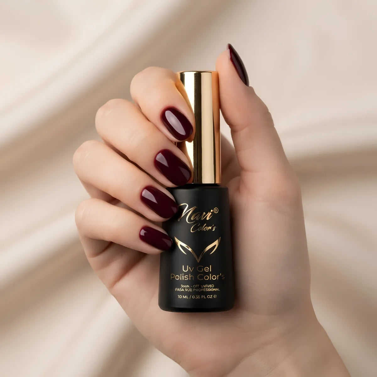 ESMALTE NAVI NP15 ROJO VINO BURDEO 10ML