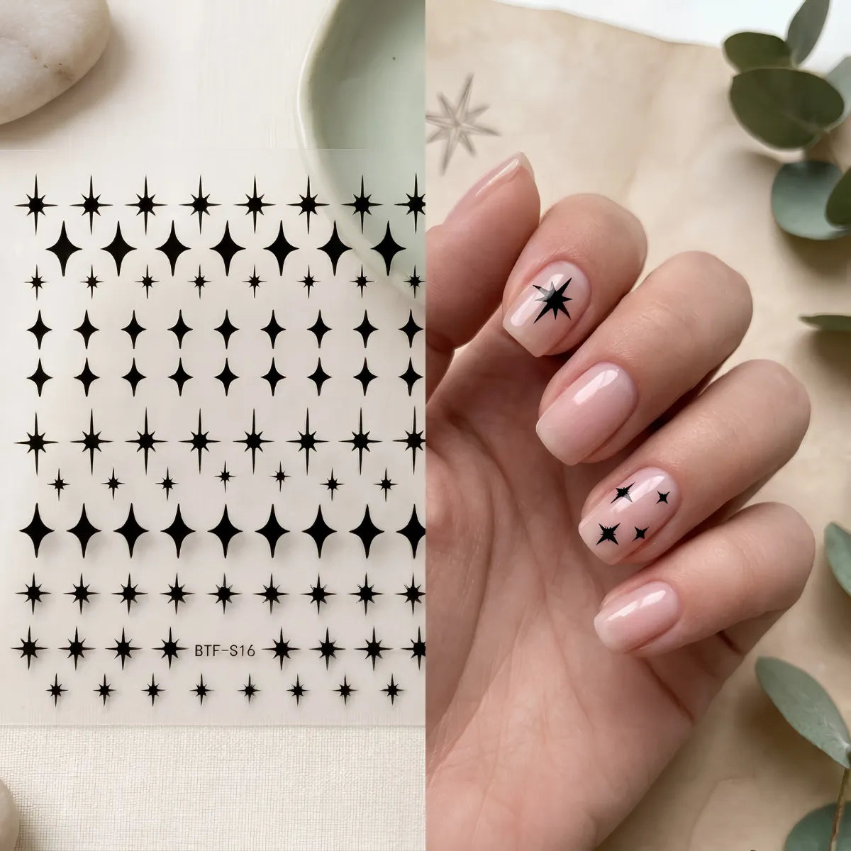 STICKERS ADHESIVO PARA UÑAS - DESTELLOS