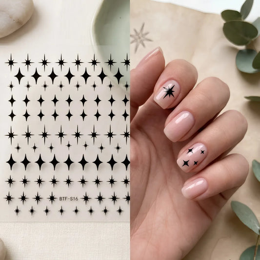 STICKERS ADHESIVO PARA UÑAS - DESTELLOS
