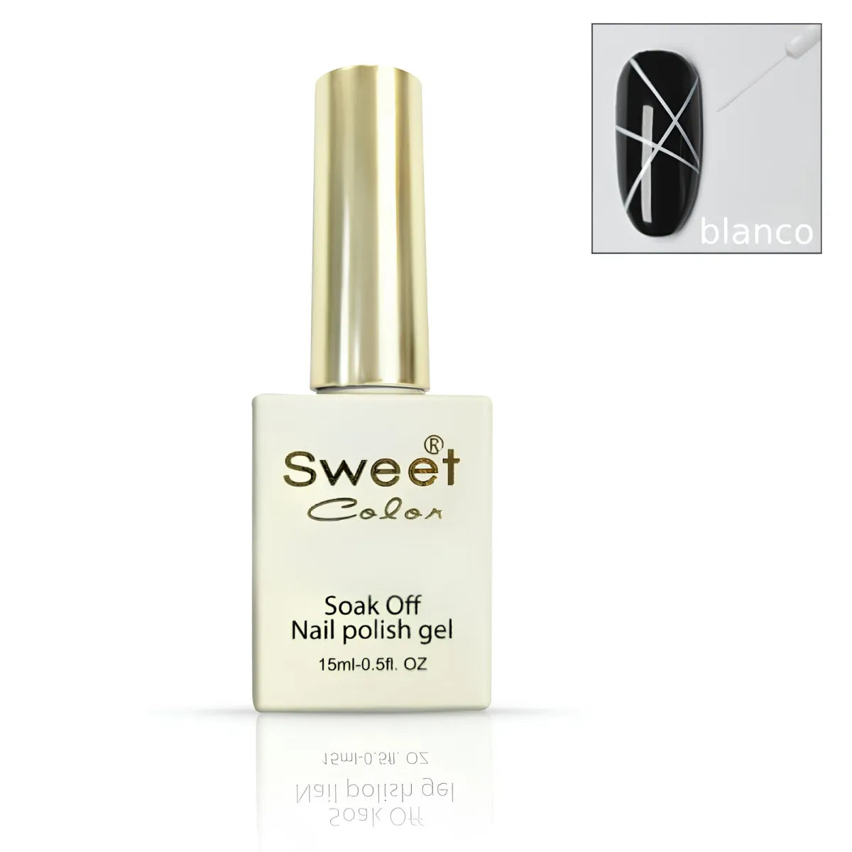 GEL LINER BLANCO PARA NAIL ART 15ML