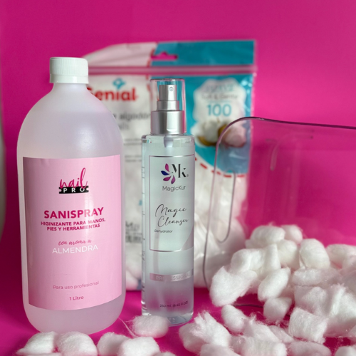 SANY SPRAY NAIL PRO Y DESHIDRATADOR MAGICKUR