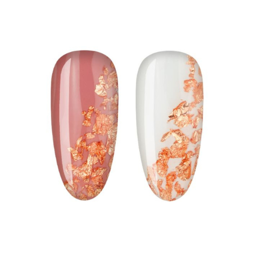 PAPEL DECORATIVO PARA MANICURE TONO COBRE 10gr