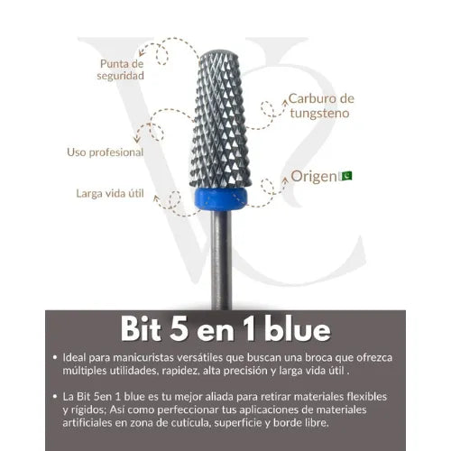 BROCA 5 EN 1 AZUL